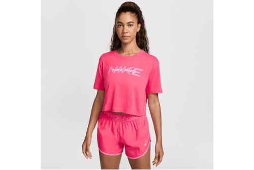 Nike Pro Crop Top Κοντομάνικο Γυναικείο (HF0762 629)