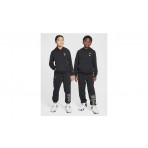 Nike Lebron Standard Issue Dri-FIT Παιδικό Φούτερ με Κουκούλα Μαύρο 