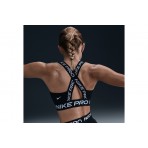 Nike Pro Γυναικείο Μπουστάκι Μαύρο