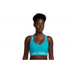 Nike Pro Γυναικείο Μπουστάκι Τυρκουάζ