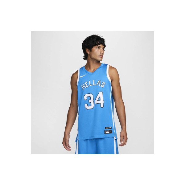 Nike Giannis Antetokounmpo Greece Limited Road Φανέλα Ομάδας (HF5495 435)