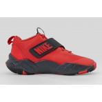 Nike Team Hustle D 12 Μπασκετικά Παπούτσια Κόκκινα, Μαύρα