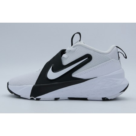 Nike Team Hustle D 12 Παιδικά Μπασκετικά Παπούτσια Λευκά, Μαύρα