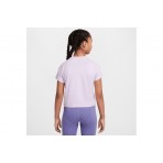 Nike Sportswear Παιδικό Κοντομάνικο T-Shirt Λιλά