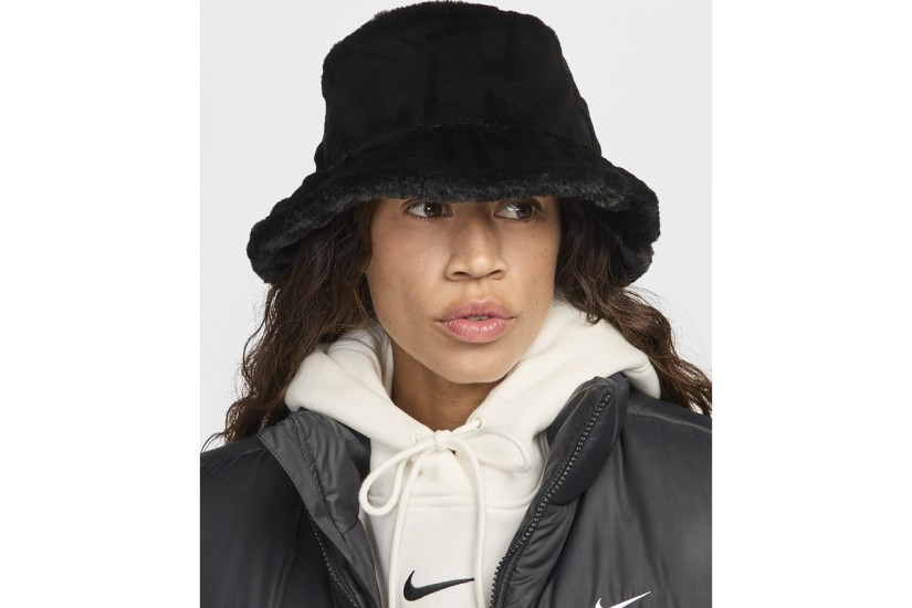 Nike Apex Bucket Καπέλο από Συνθετική Γούνα Μαύρο