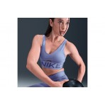 Nike Pro Indy Plunge Γυναικείο Μπουστάκι Ίντιγκο, Μωβ