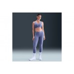 Nike Pro Indy Plunge Γυναικείο Μπουστάκι Ίντιγκο, Μωβ