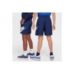 Nike Sportswear Club Παιδικό Αθλητικό Σορτς Μπλε Σκούρο, Λευκό