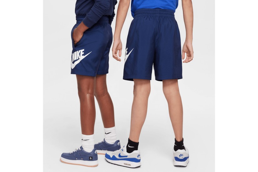 Nike Sportswear Club Παιδικό Αθλητικό Σορτς Μπλε Σκούρο, Λευκό