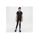 Nike Pro Dri-Fit Παιδικό Μακρύ Κολάν Μεσαίου Ύψους Μαύρο