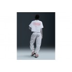 Nike Sportswear Γυναικείο Cropped Κοντομάνικο T-Shirt Λευκό