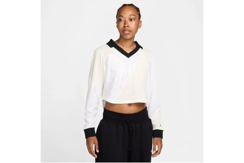 Nike Sportswear Crop Top Μακρυμάνικο Γυναικείο (HF9507 100)