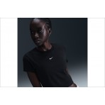 Nike Sportswear Chill Knit Cropped Γυναικείο Κοντομάνικο T-Shirt Μαύρο