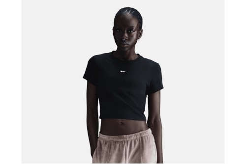 Nike Sportswear Chill Knit Crop T-Shirt Γυναικείο (HF9538 011)
