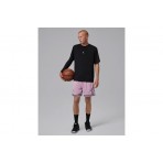 Jordan Sport Dri-FIT Mesh Diamond Ανδρική Μπασκετική Βερμούδα Ροζ, Μαύρη