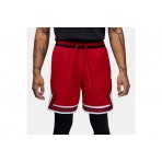 Jordan Sport Dri-FIT Mesh Diamond Ανδρική Μπασκετική Βερμούδα Κόκκινη