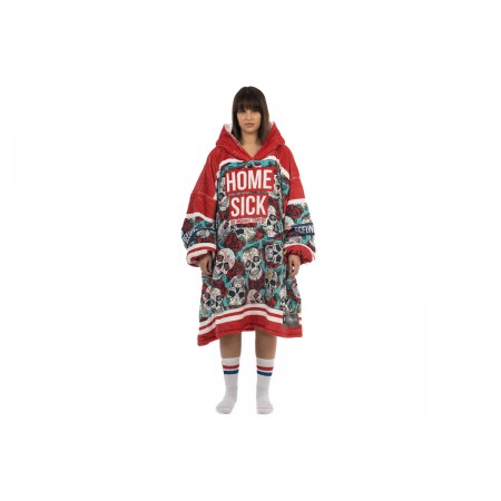 Bee Unusual Hoodie Blanket Κουβέρτα Προβατάκι Καναπέ 