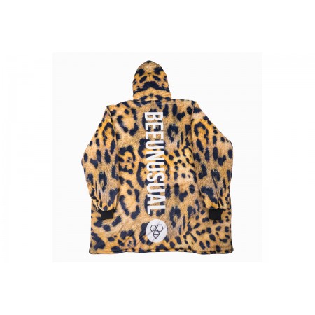 Bee Unusual Jaguar Hooded Blanket Πόντσο 