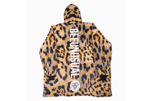 Bee Unusual Jaguar Hooded Blanket Πόντσο (HH-257420)