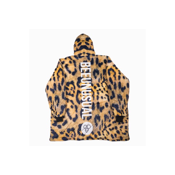Bee Unusual Jaguar Hooded Blanket Πόντσο (HH-257420)