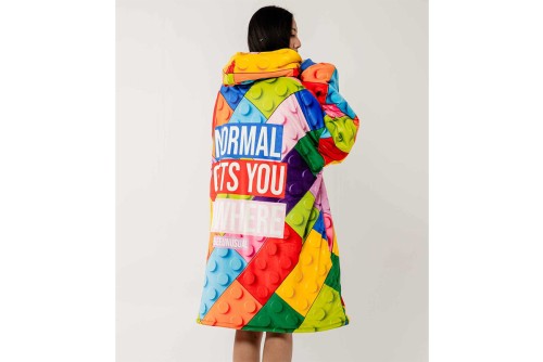 Bee Unusual Play With Me Hooded Blanket Πόντσο (HH-257421)