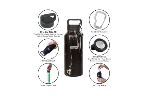 Healthy Human Stein Bottle Παγούρι  21Oz-621Ml (HH-SOB38-PURE WHITE)