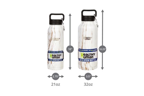 Healthy Human Stein Bottle Μπουκάλι Θερμός 32Oz-946Ml (HH0036-STONE WHITE)