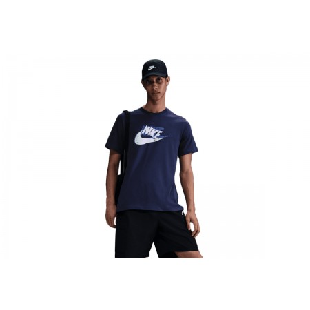 Nike Sportswear Futura Ανδρικό Κοντομάνικο T-Shirt Μπλε Σκούρο