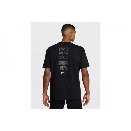 Nike Air Sp25 Ανδρικό Κοντομάνικο T-Shirt Μαύρο