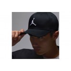 Jordan Rise Structured Curved-Bill Καπέλο Snapback Μαύρο, Λευκό