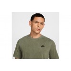 Nike Sportswear Ανδρικό Κοντομάνικο T-Shirt Χακί