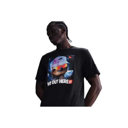 Nike Sportswear Ανδρικό Κοντομάνικο T-Shirt Μαύρο
