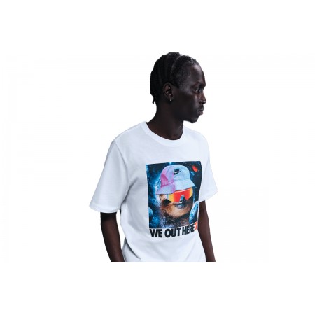 Nike Sportswear Ανδρικό Κοντομάνικο T-Shirt Λευκό