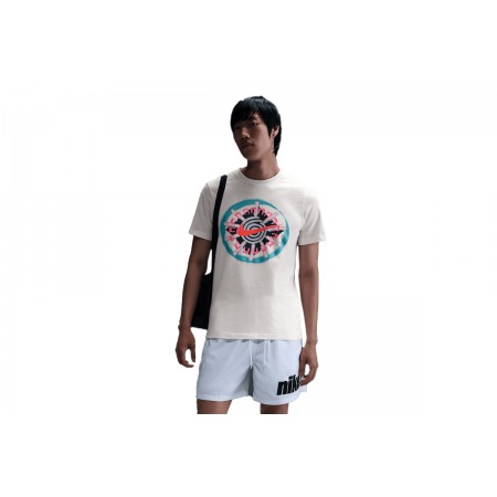 Nike Sportswear Ανδρικό Κοντομάνικο T-Shirt Εκρού