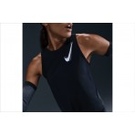 Nike One Dri-FIT Γυναικεία Αθλητική Αμάνικη Μπλούζα Μαύρη