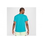 Nike Miler Run Energy Dri-FIT Ανδρικό Κοντομάνικο T-Shirt Τυρκουάζ