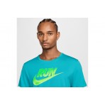 Nike Miler Run Energy Dri-FIT Ανδρικό Κοντομάνικο T-Shirt Τυρκουάζ