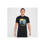 Nike Ανδρικό Κοντομάνικο T-Shirt Μαύρο