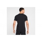 Nike Ανδρικό Κοντομάνικο T-Shirt Μαύρο