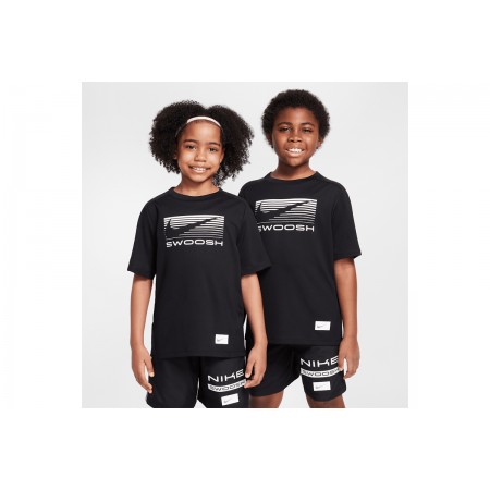 Nike Multi Dri-FIT Παιδικό Κοντομάνικο T-Shirt Μαύρο