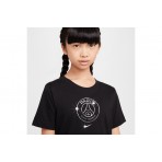 Nike Paris Saint-Germain 2024-25 Παιδικό Κοντομάνικο T-Shirt Μαύρο