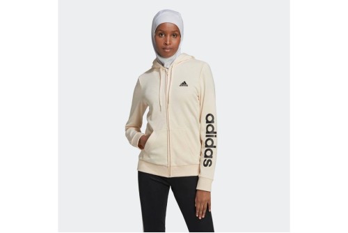 Adidas Performance Linear French Terry Ζακέτα Βαμβακερή Γυναικεία (HL2066)
