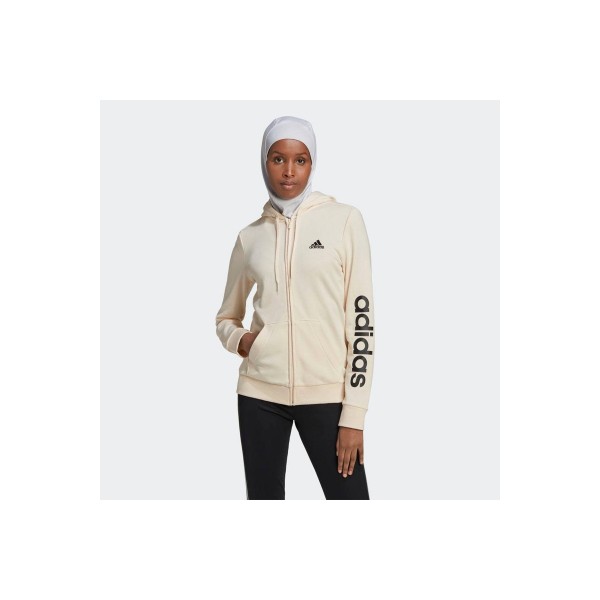 Adidas Performance Linear French Terry Ζακέτα Βαμβακερή Γυναικεία (HL2066)