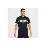 Nike Air Ανδρικό Κοντομάνικο T-Shirt Μαύρο, Χρυσό, Λευκό