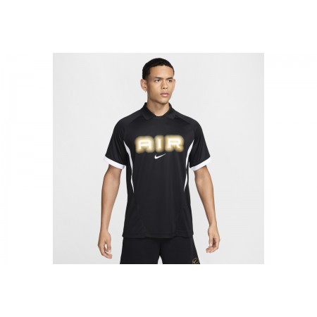 Nike Air Ανδρικό Κοντομάνικο T-Shirt Μαύρο, Χρυσό, Λευκό