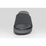 Calvin Klein Nemo Contoured Emblem Logo Sliders Ανδρικές Παντόφλες Μαύρες