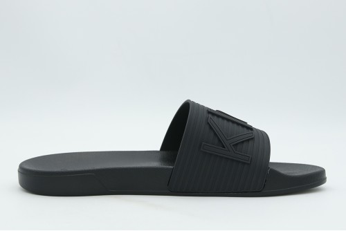 Calvin Klein Nemo - Contoured Emblem Logo Sliders Παντόφλες (HM0HM02113 0GJ)