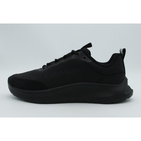 Calvin Klein Eva Runner Essentials Ανδρικά Sneakers Μαύρα
