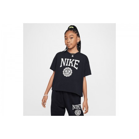 Nike Sportswear Παιδικό Κοντομάνικο T-Shirt Μαύρο