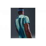 Nike Court Victory Tennis Ανδρικό Κοντομάνικο T-Shirt Μπλε, Βεραμάν